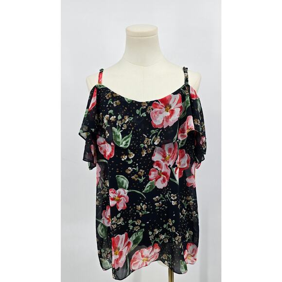 Cabi 
Fairy Tail Cold Shoulder Cami Top - Picture 1 of 5